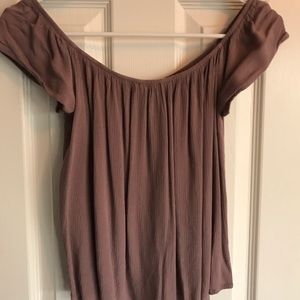 Off the shoulder shirt
